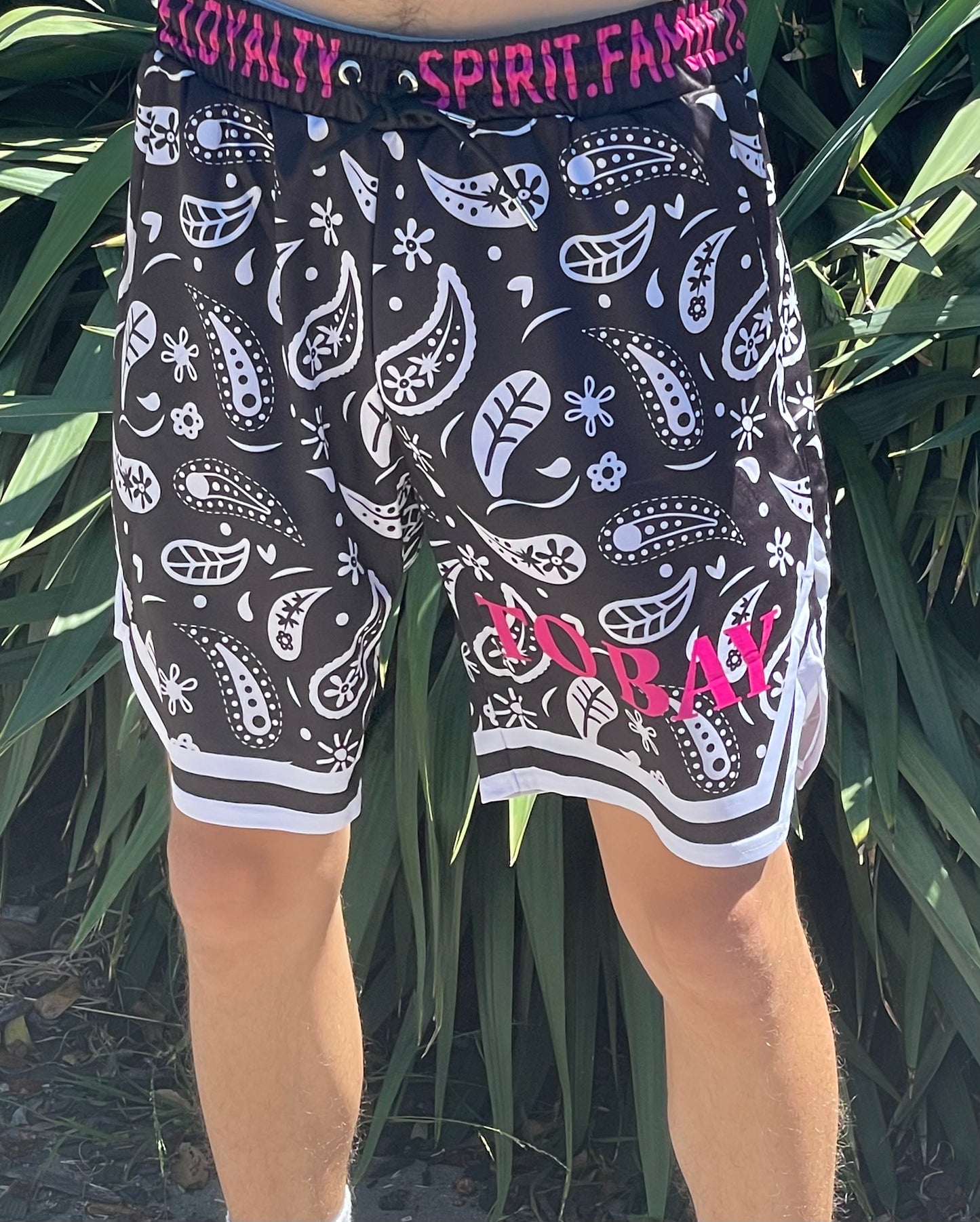 TO BAY Paisley Shorts