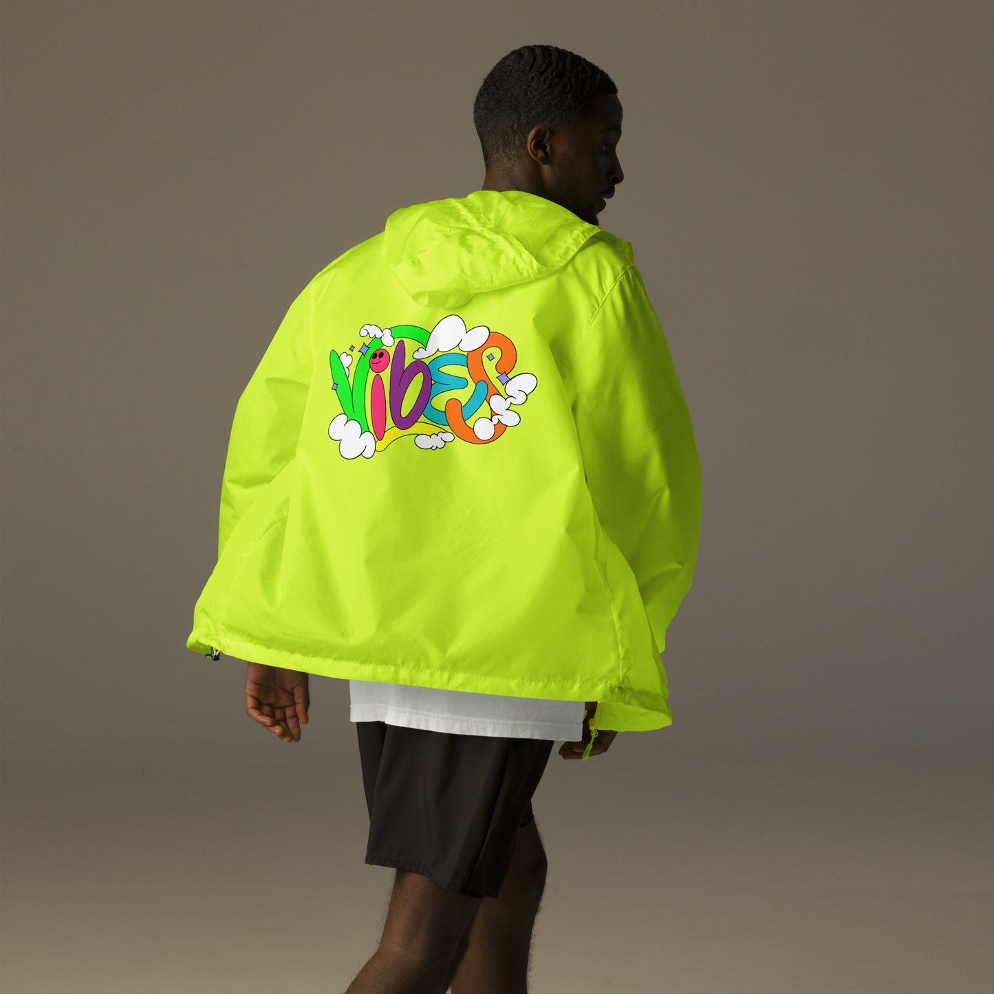 TO BAY Vibes Vintage Windbreaker Jacket