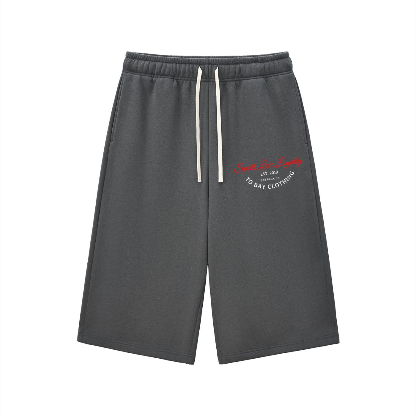 TO BAY Relaxed 3/4 Sweatshorts