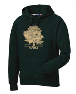 Dark Green: Love More / Grow More Hoodie - TO BAY LLC