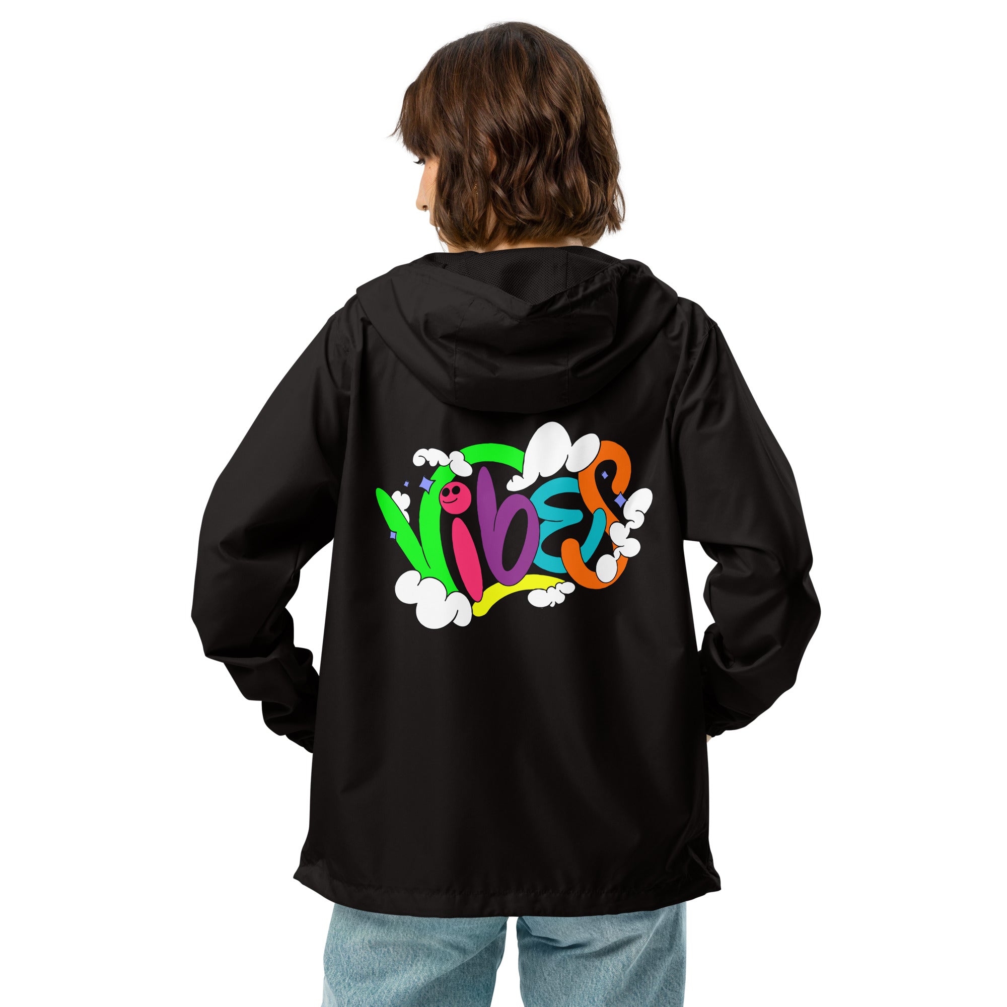 TO BAY Vibes Vintage Windbreaker Jacket