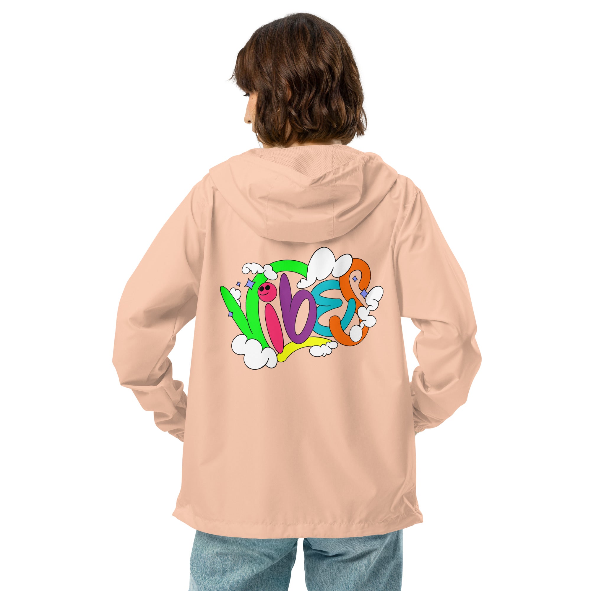 TO BAY Vibes Vintage Windbreaker Jacket