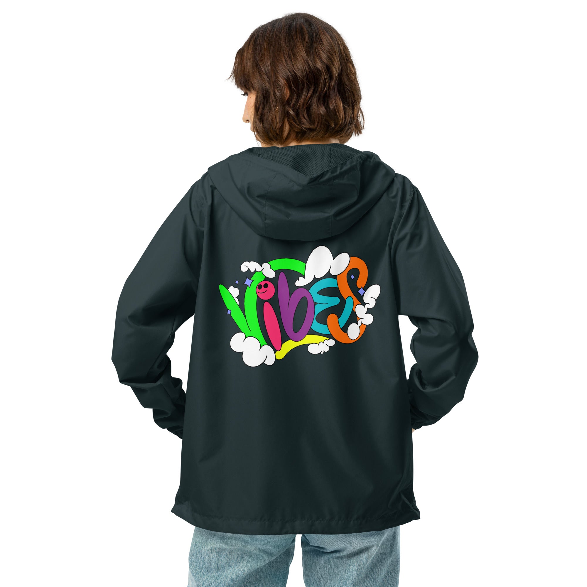 TO BAY Vibes Vintage Windbreaker Jacket