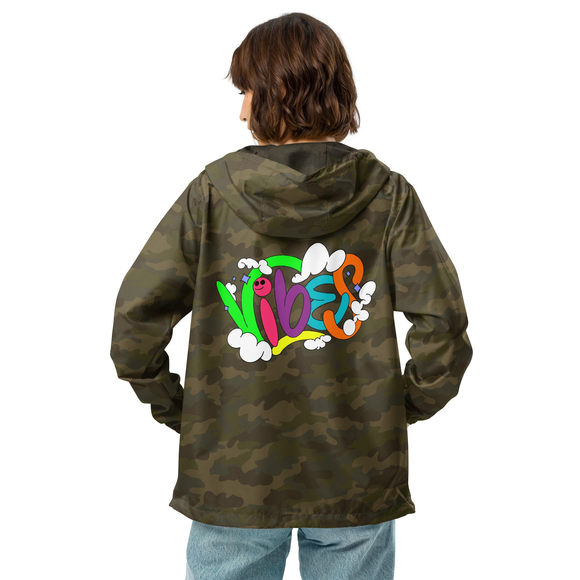 TO BAY Vibes Vintage Windbreaker Jacket