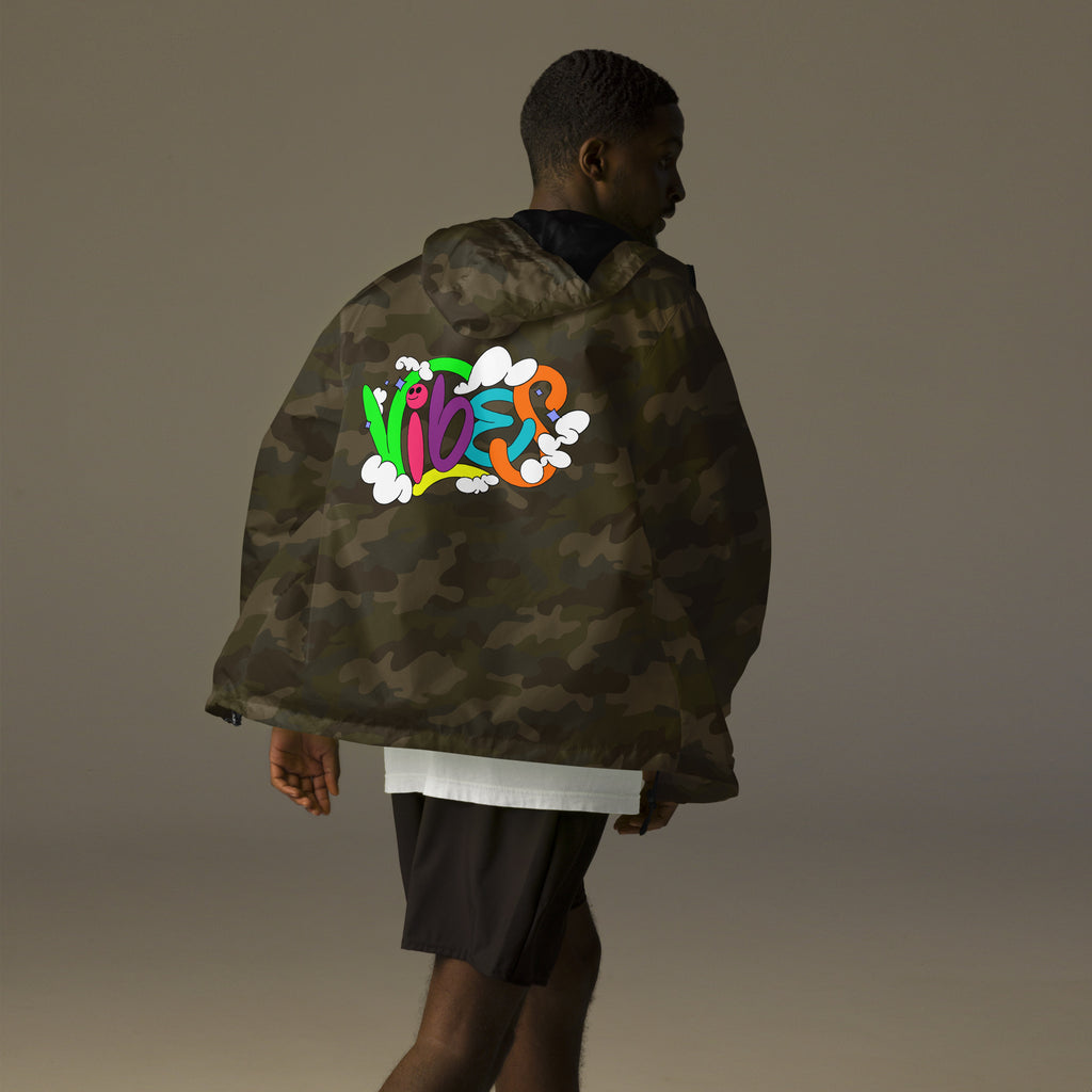 TO BAY Vibes Vintage Windbreaker Jacket